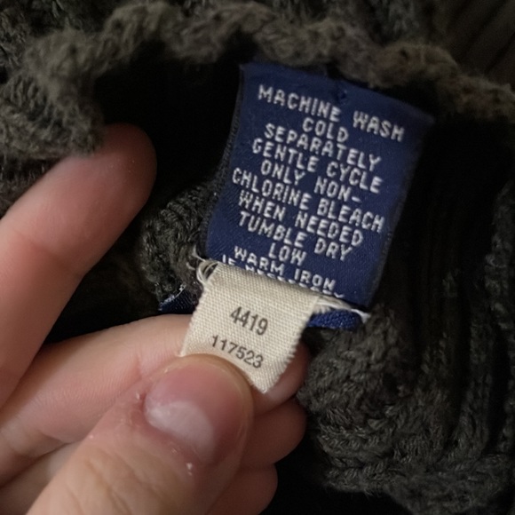 Gap Military Mock Neck Ribbed Oversized Sweater - Picture 7 of 7